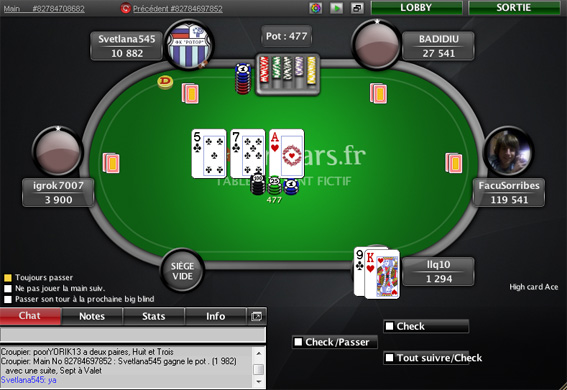 pokerstars en ligne