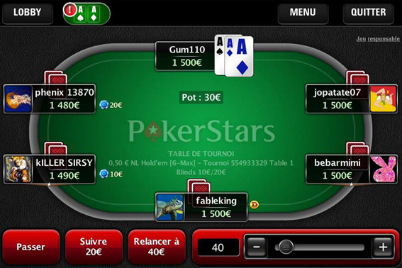 pokerstars ipad