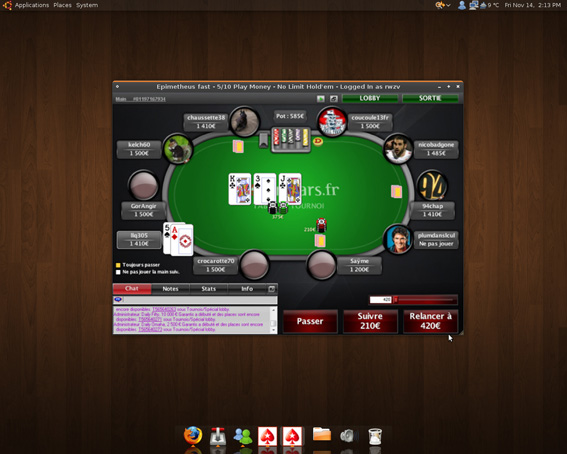 pokerstars ubuntu