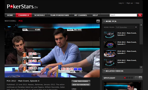 pokerstars tv