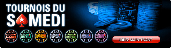 tournois samedi pokerstars