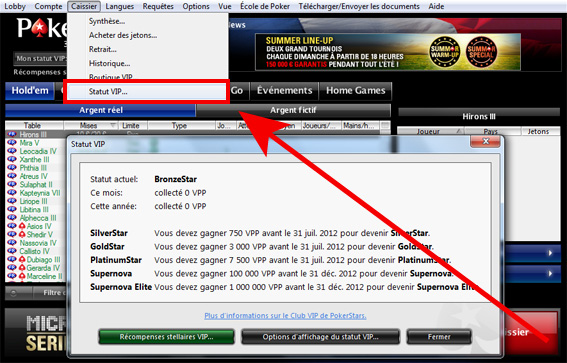 vip pokerstars