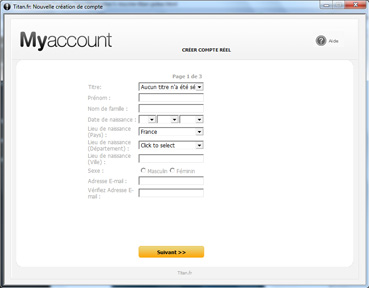 inscrire titan poker