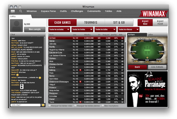 lobby winamax mac