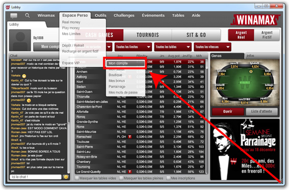 mon compte winamax