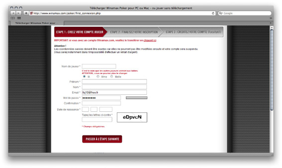 site winamax mac