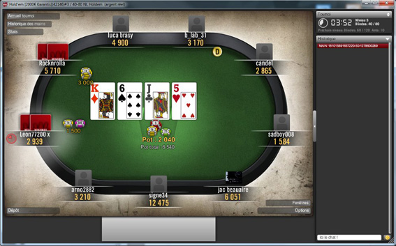 table winamax